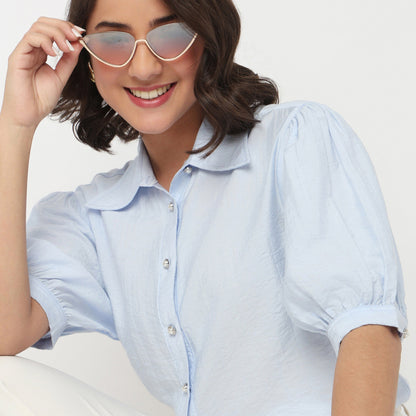 Regular Fit Solid Shirt