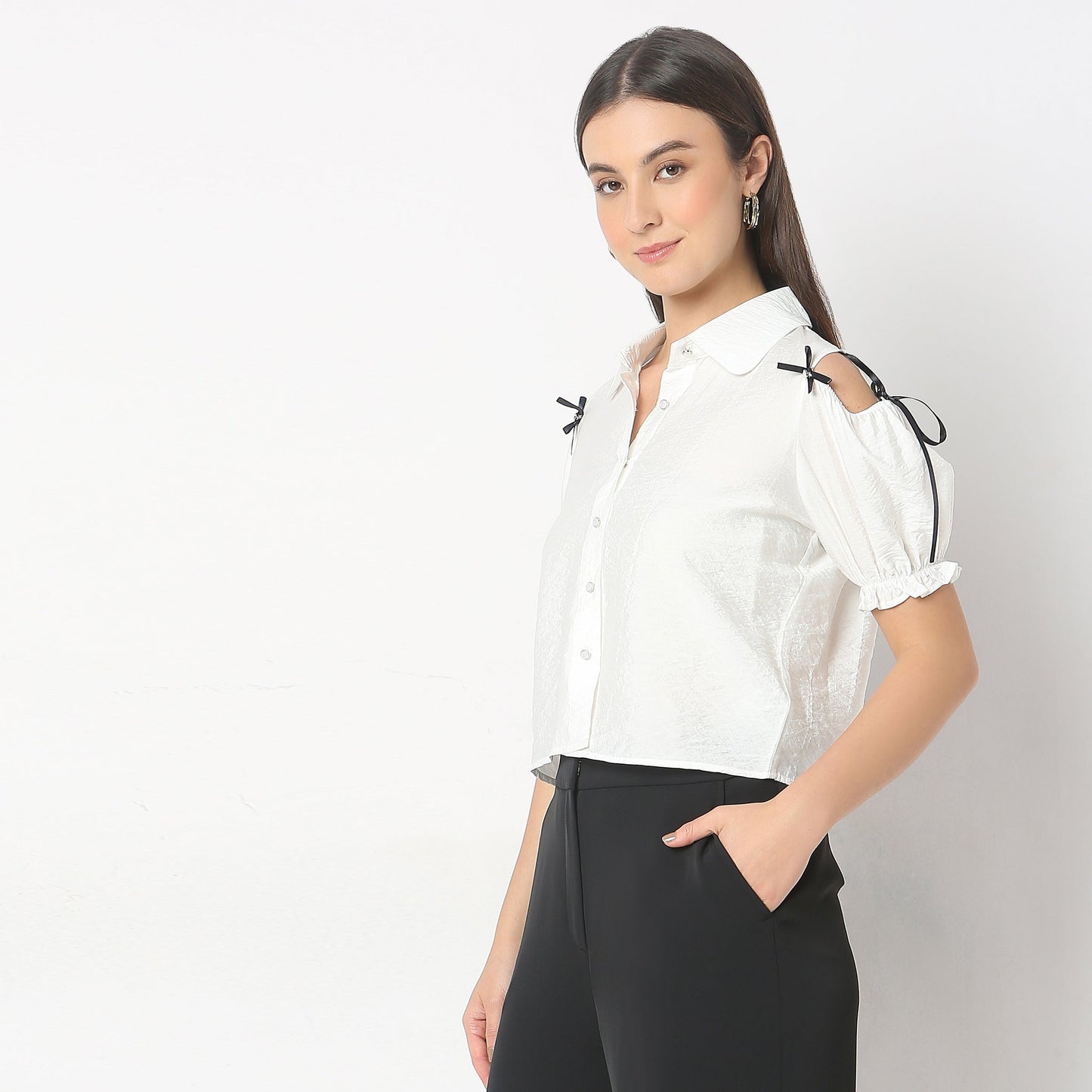 Relaxed Fit Solid Shirt