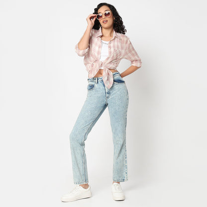 Betty Checkered Shirt with Inner