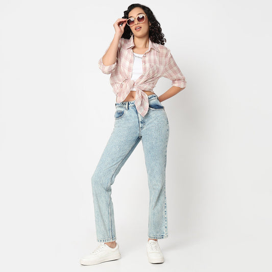Betty Checkered Shirt with Inner