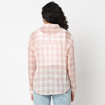 Betty Checkered Shirt with Inner
