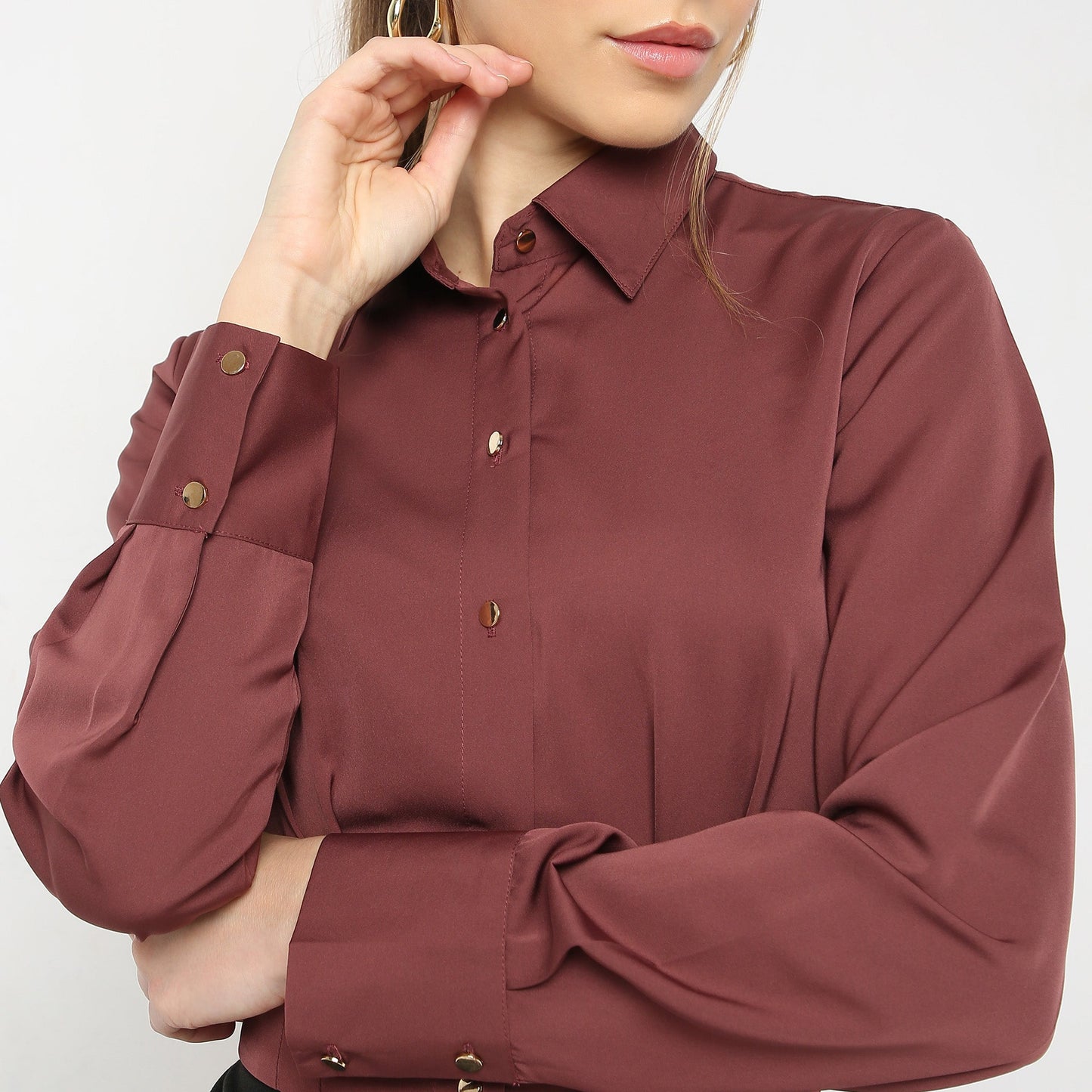 Regular Fit Solid Shirt