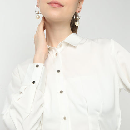 Regular Fit Solid Shirt