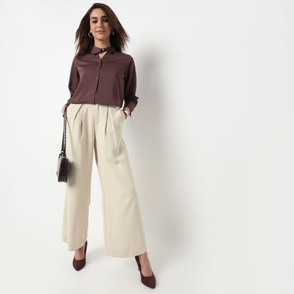 Cropped Full Sleeve Shirt