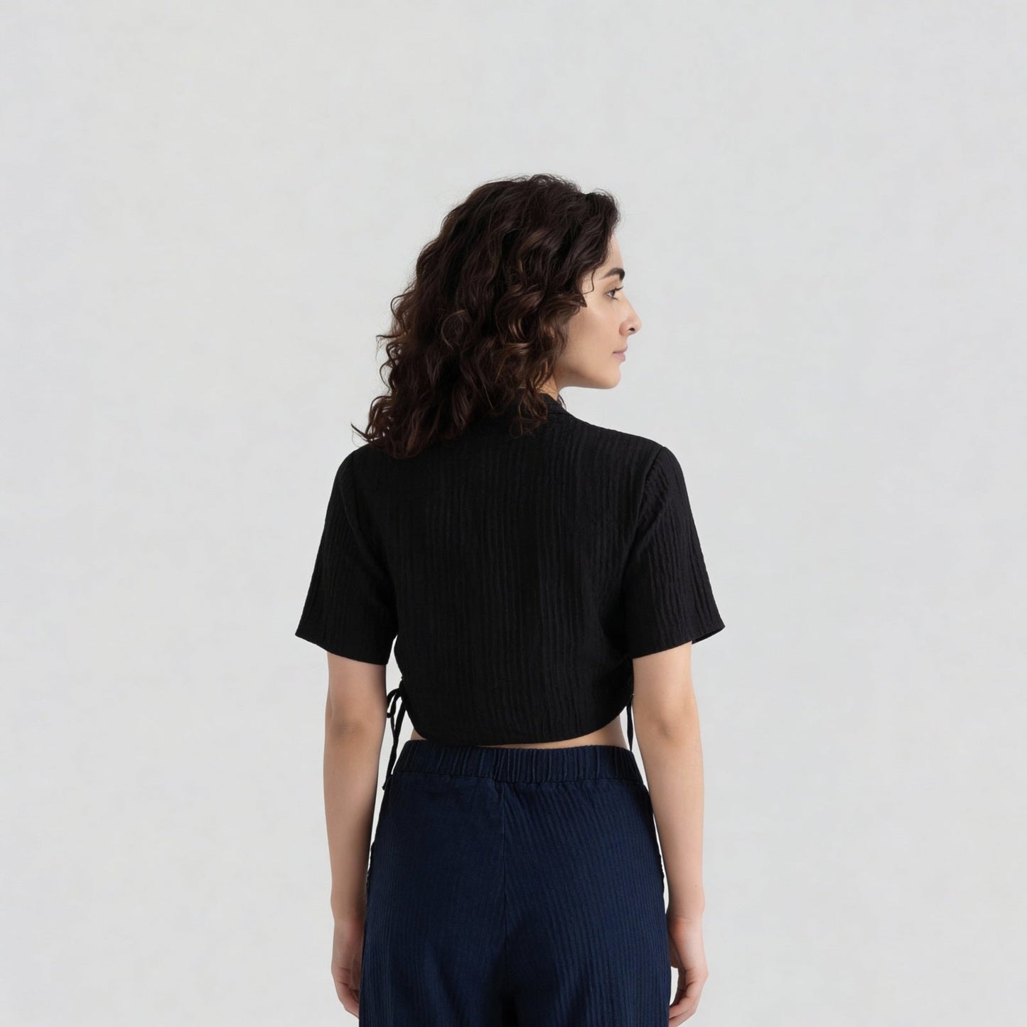 Textured Boxy Fit Shirt