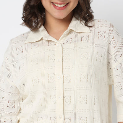 Structured Boxy Fit Betty Shirt