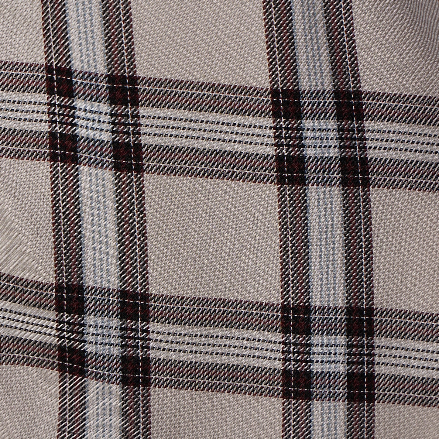 Checkered Longline Oversized Shirt