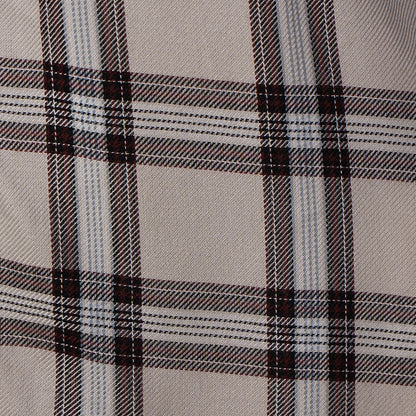 Checkered Longline Oversized Shirt