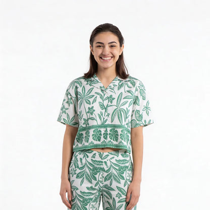 Printed Boxy Fit Shirt