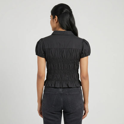 Slim Fit Cropped Shirt