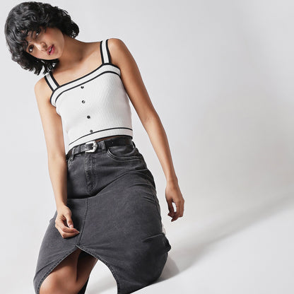 Slim Fit Solid Top