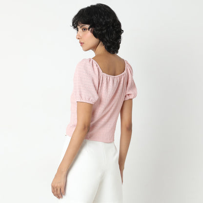 Regular Fit Solid Top