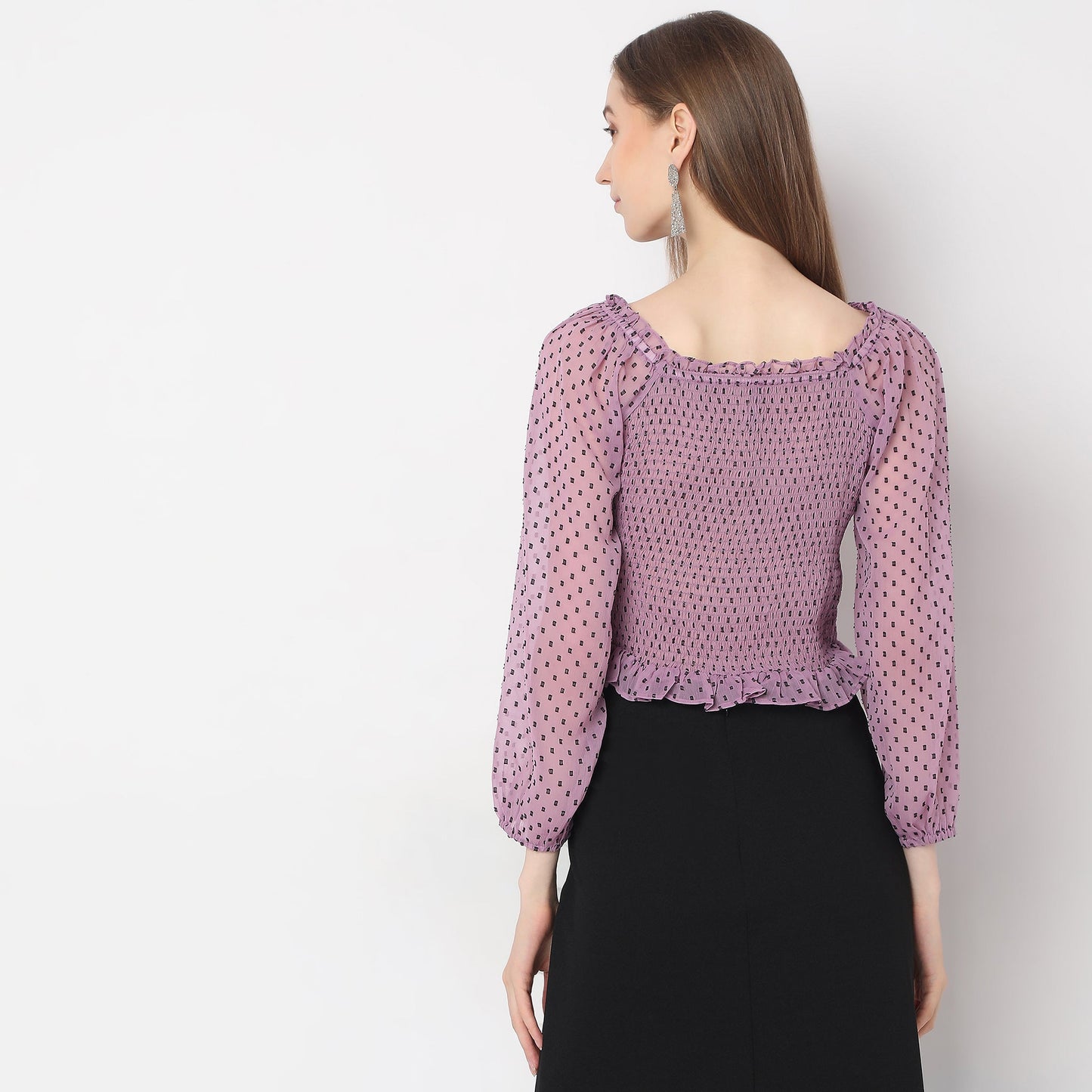 Slim Fit Solid Top