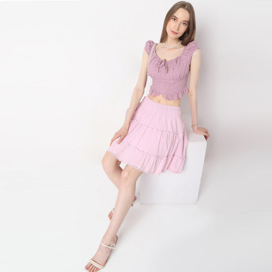 Regular Fit Solid Top