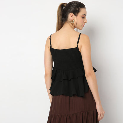 Regular Fit Solid Top