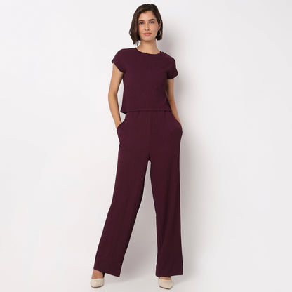 Solid Boxy Fit Crop Top