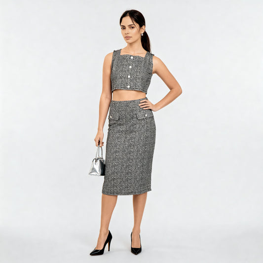 Knitted Cropped Betty Top