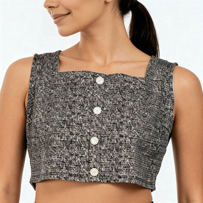 Knitted Cropped Betty Top