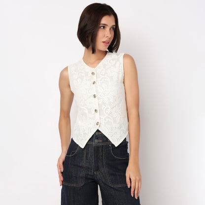 V-Neck Floral Betty Top