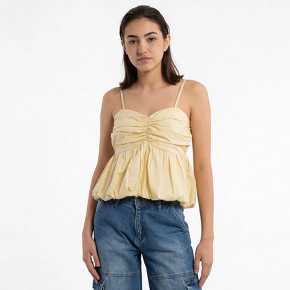 Cotton Slim Fit Crop Top