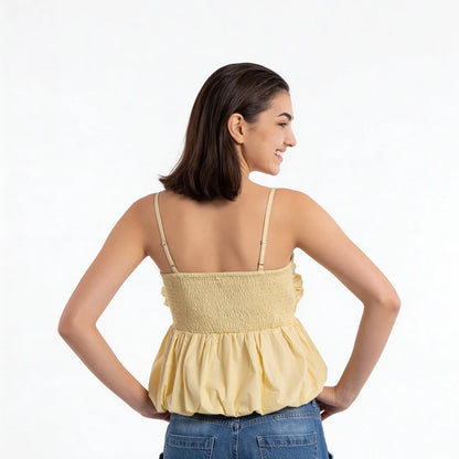 Cotton Slim Fit Crop Top