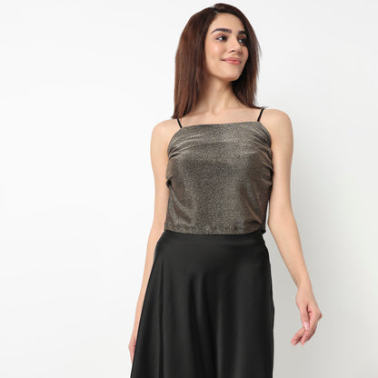 Embeliished Strappy Top