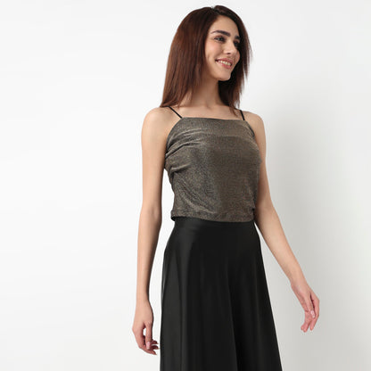 Embeliished Strappy Top
