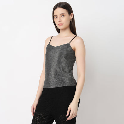 Embeliished Strappy Top
