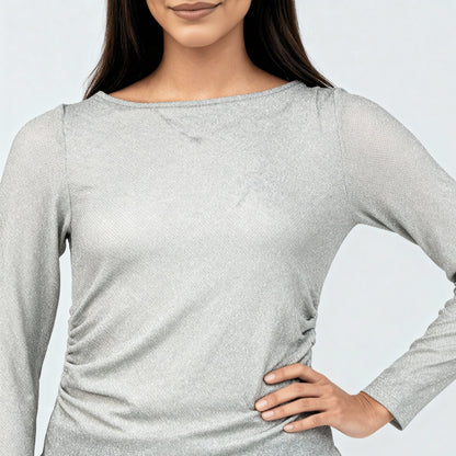 Side Ruched Fitted Betty Top