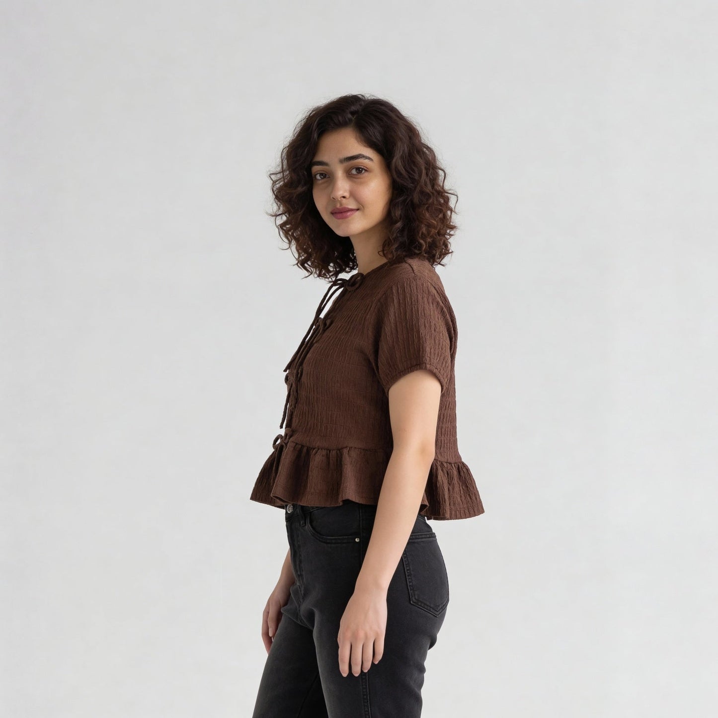 Slim Fit Short Sleeve Crop Top