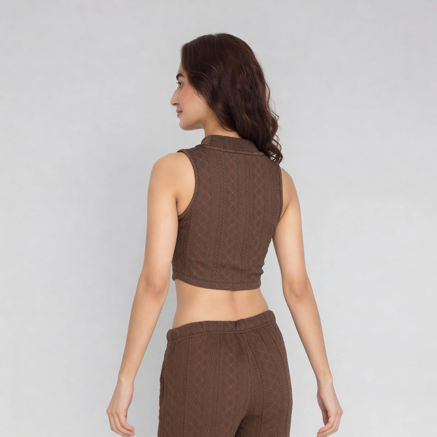 Slim Fit Sleeveless Crop Top