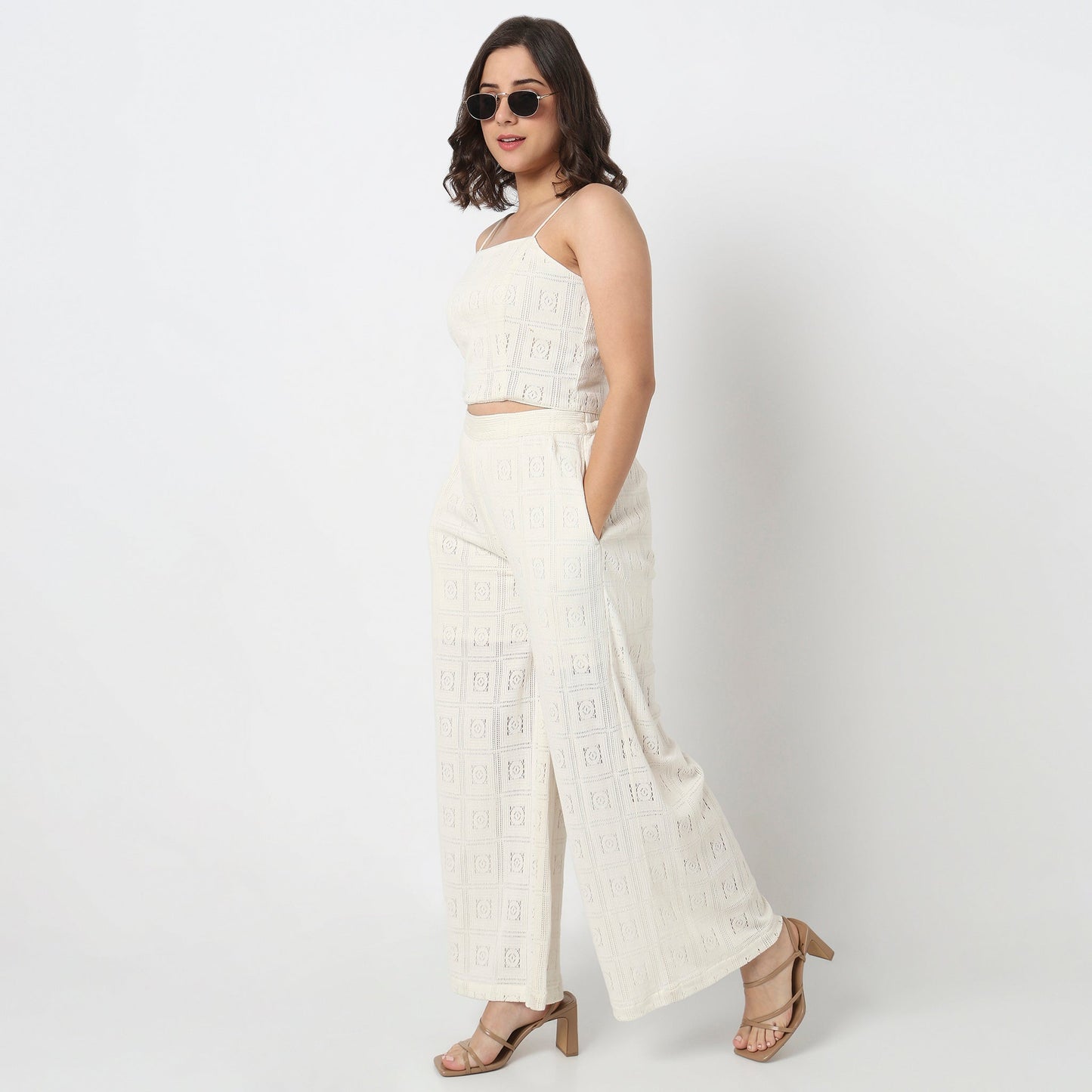 Solid Cropped Betty Crop Top
