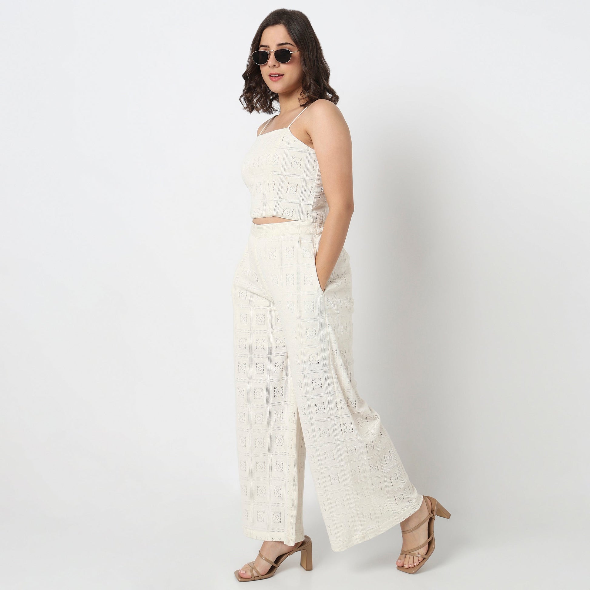 Solid Cropped Betty Crop Top