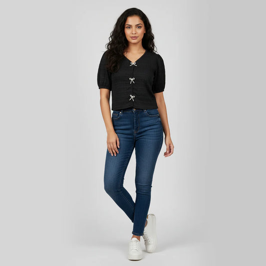 V-Neck Slim Fit Top