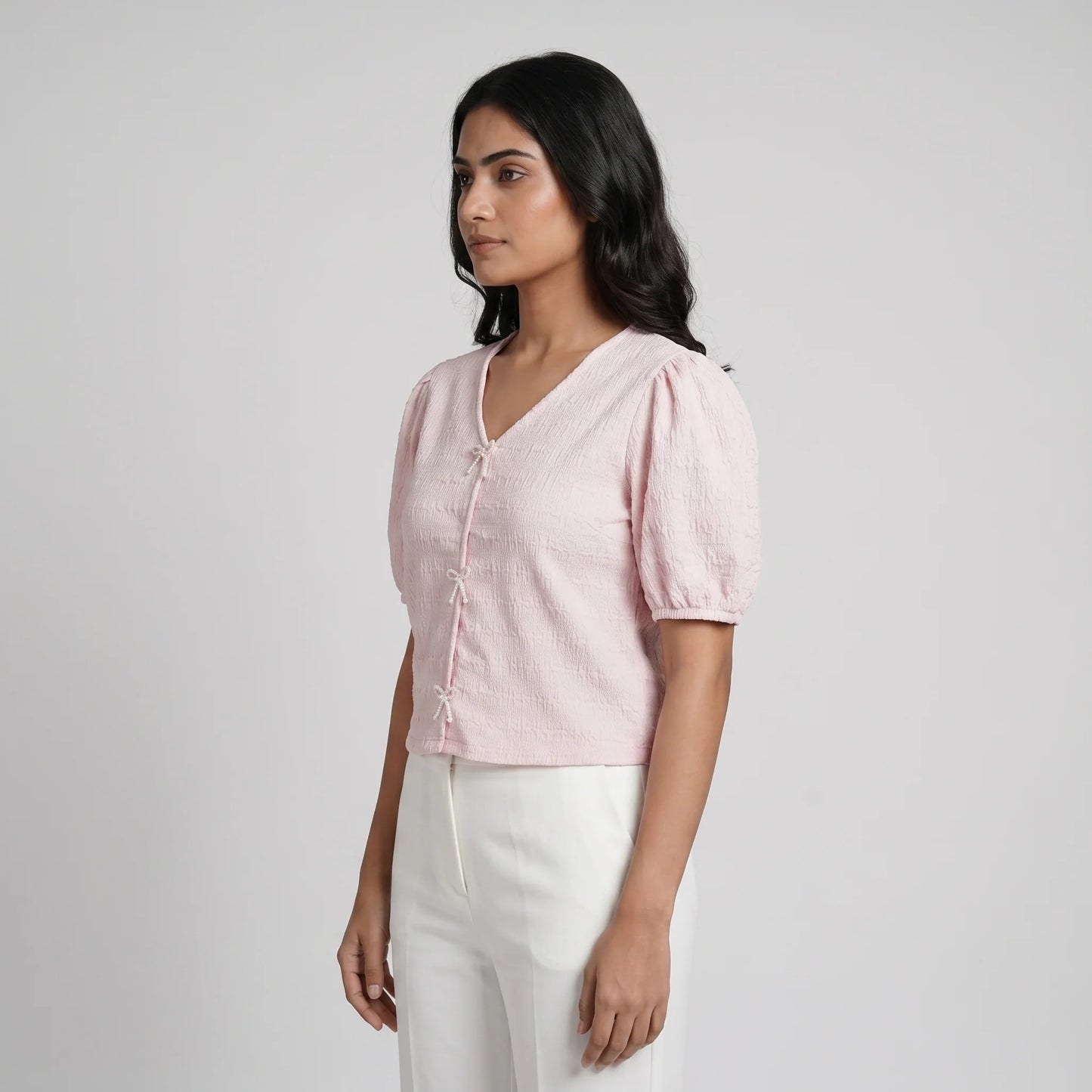 V-Neck Slim Fit Top