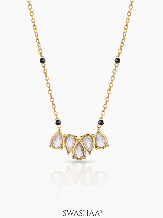 Yunira Diamond Cluster Mangalsutra - Swashaa