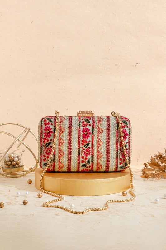 Zuri Box Clutch - Mint