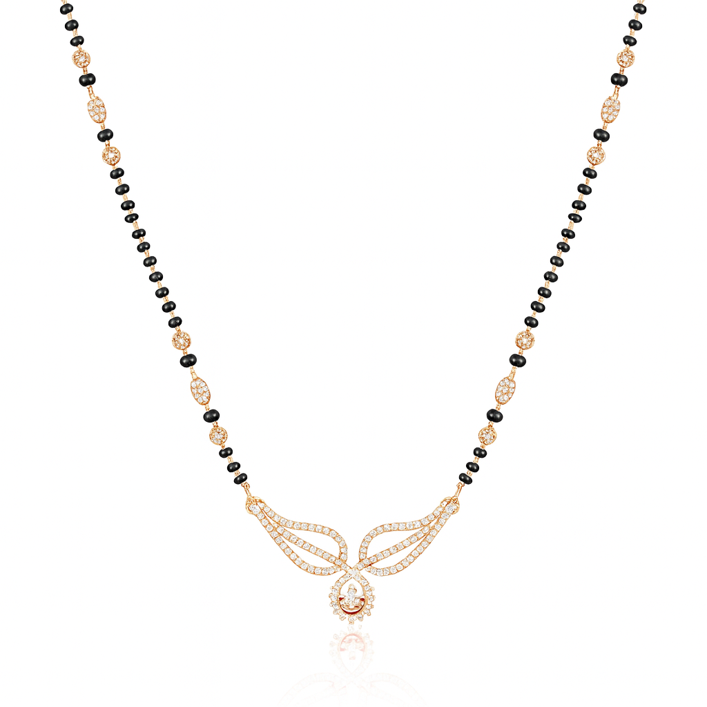 Rose Gold Plated Mangalsutra for Girls and Women