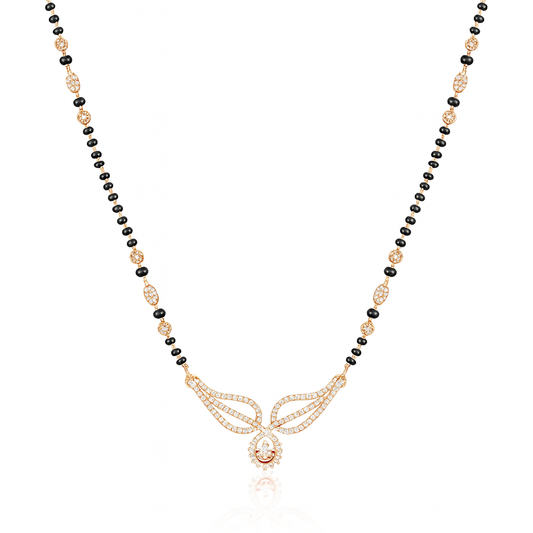 Rose Gold Plated Mangalsutra for Girls and Women