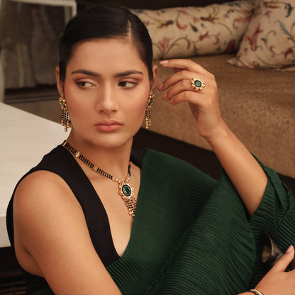 Aesthetic Silver Mangalsutra Ring Rings - By Unniyarcha - Original Manufacturers of Silver Jewelry, Gold Plated Jewellery, Fashion Jewellery and Personalized Soul Bands and Personalized Jewelry