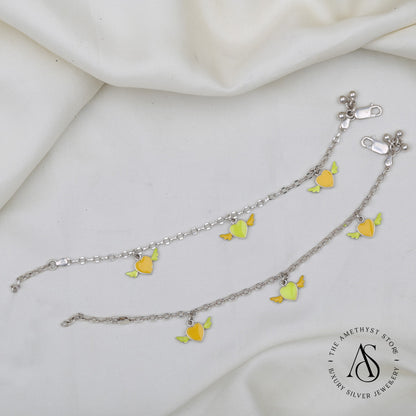 Hanging Yellow Heart