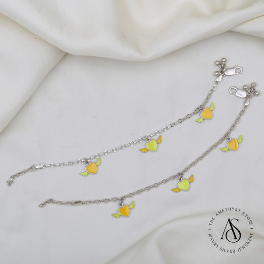Hanging Yellow Heart