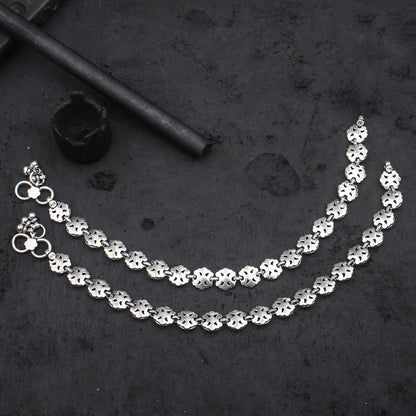 Agra Silver Anklets
