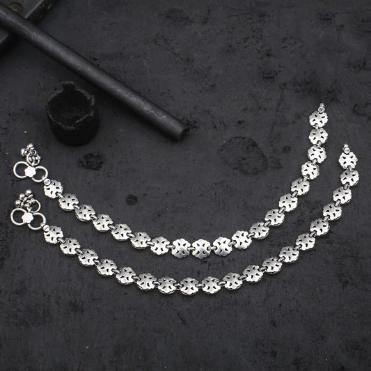 Agra Silver Anklets