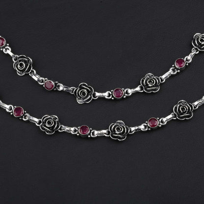 Floryn Oxidised Payal