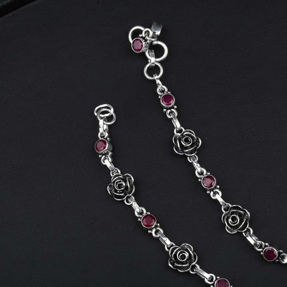 Floryn Oxidised Payal