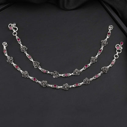 Floryn Oxidised Payal
