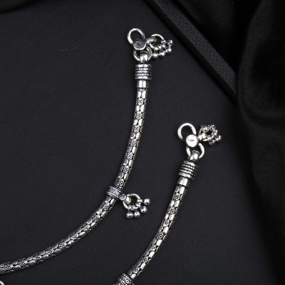 Lisha Oxidised Anklets