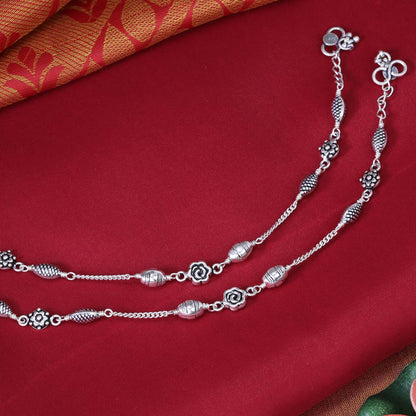 Yashvi Oxidised Anklets
