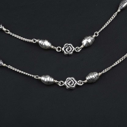 Yashvi Oxidised Anklets